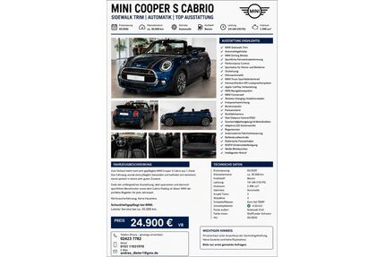 Mini Cooper S Cabrio Gebrauchtwagen
