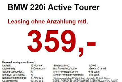 BMW 220 Active Tourer Gebrauchtwagen