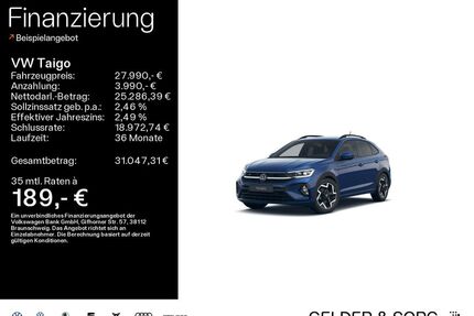 VW Taigo Gebrauchtwagen