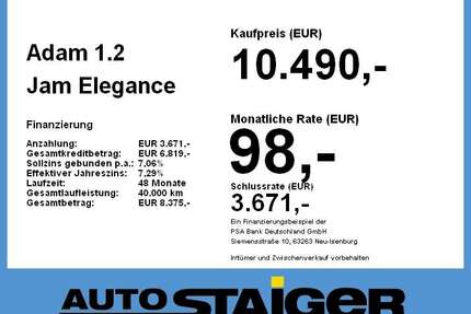 Opel Adam Gebrauchtwagen