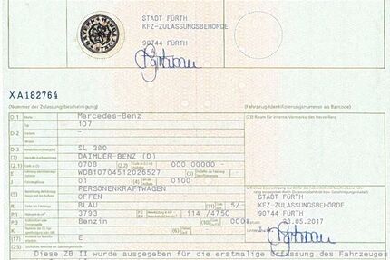 Mercedes-Benz 380 Gebrauchtwagen