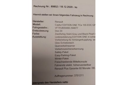 Renault Captur Gebrauchtwagen