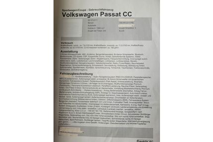 VW CC Gebrauchtwagen