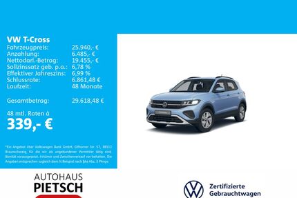 VW T-Cross Gebrauchtwagen