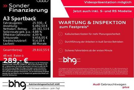 Audi A3 Gebrauchtwagen