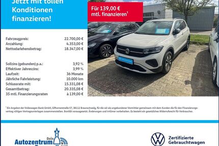 VW T-Cross Gebrauchtwagen