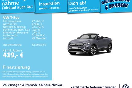 VW T-Roc Gebrauchtwagen