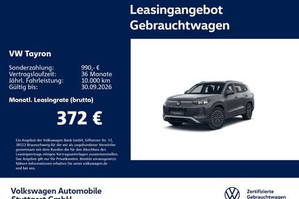 VW Tayron Gebrauchtwagen