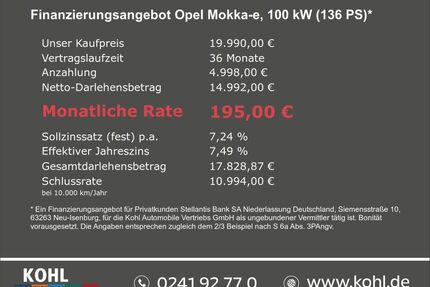 Opel Mokka-e Gebrauchtwagen