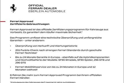 Ferrari Purosangue Gebrauchtwagen