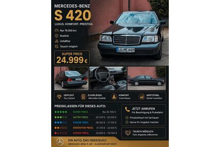 Mercedes-Benz S 420 Gebrauchtwagen