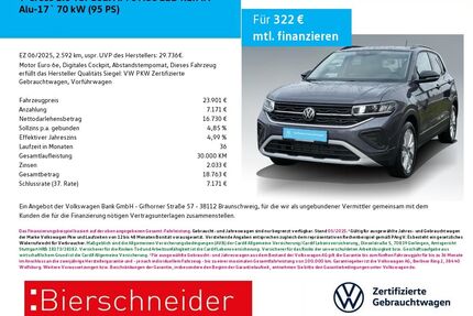 VW T-Cross Gebrauchtwagen