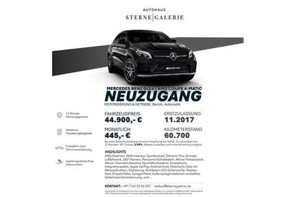 Mercedes-Benz GLE 43 AMG Gebrauchtwagen