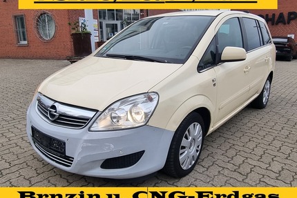 Fiat Zafira 1.6 Edit111,CNG,7Sitze,Leder,Navi,1Hand 