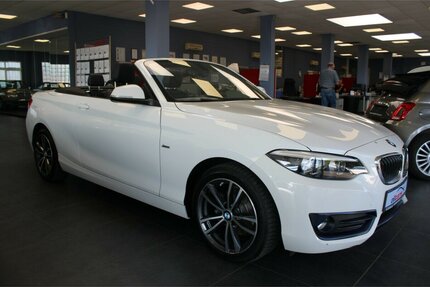 BMW 218 218i Cabrio Sport Line - Leder - LED - Navi - Gebrauchtwagen