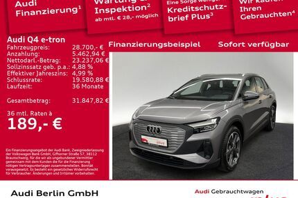 Audi Q4 e-tron Gebrauchtwagen
