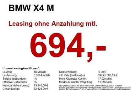 BMW X4 M Gebrauchtwagen