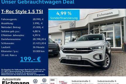 VW T-Roc Gebrauchtwagen