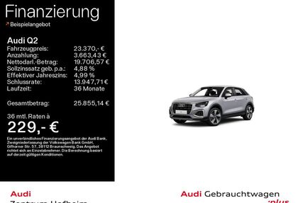 Audi Q2 Gebrauchtwagen