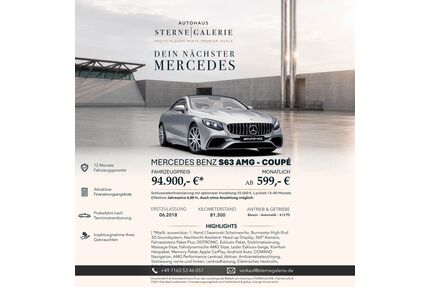 Mercedes-Benz S 63 AMG Gebrauchtwagen