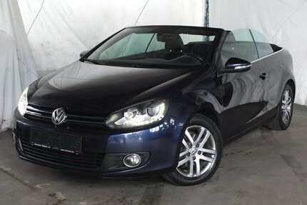 VW Golf Cabriolet LEDER XENON NAVI EINPARKHILFE TEMPO Gebrauchtwagen
