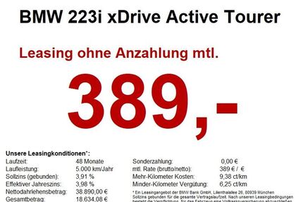 BMW 223 Active Tourer Gebrauchtwagen