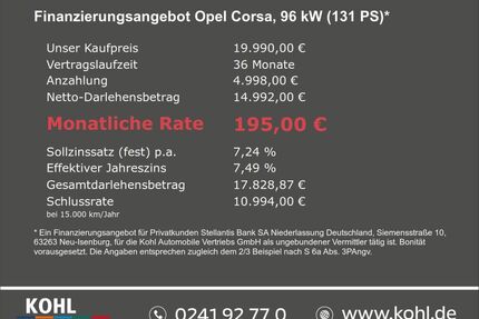 Opel Corsa Gebrauchtwagen