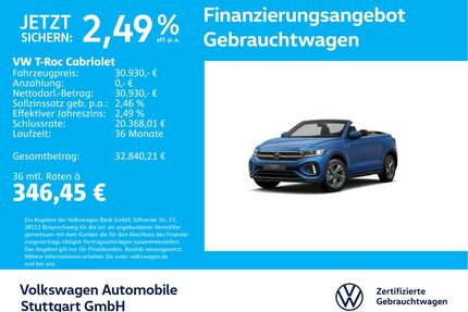 VW T-Roc Gebrauchtwagen