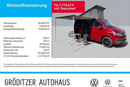 VW T6 California Gebrauchtwagen