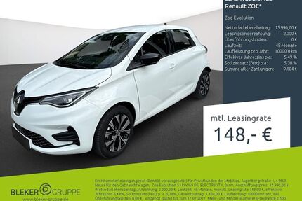 Renault ZOE Gebrauchtwagen