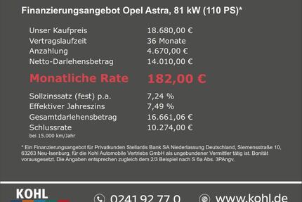 Opel Astra Gebrauchtwagen
