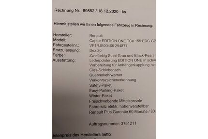 Renault Captur Gebrauchtwagen