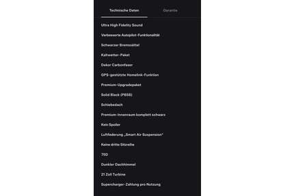 Tesla Model S Gebrauchtwagen