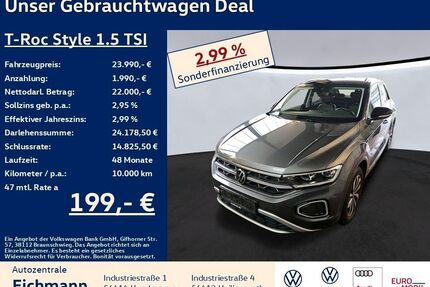 VW T-Roc Gebrauchtwagen