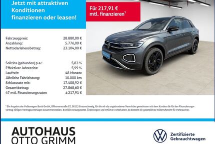 VW T-Roc Gebrauchtwagen
