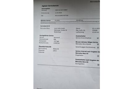 Mercedes-Benz GLC 63 AMG Gebrauchtwagen