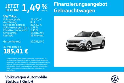 VW T-Roc Gebrauchtwagen