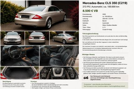 Mercedes-Benz CLS 350 Gebrauchtwagen
