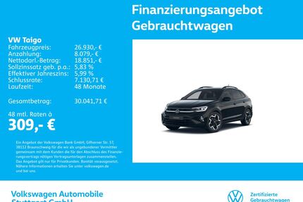 VW Taigo Gebrauchtwagen