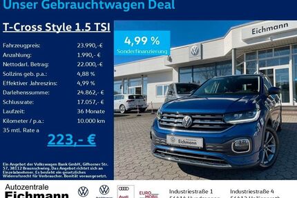 VW T-Cross Gebrauchtwagen