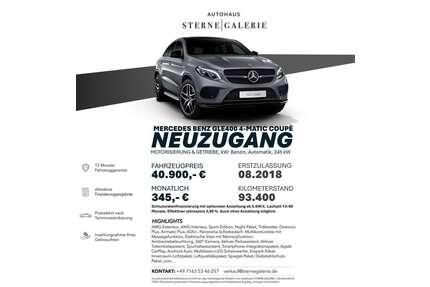 Mercedes-Benz GLE 400 Gebrauchtwagen