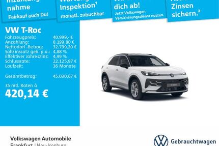 VW T-Roc Gebrauchtwagen